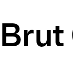 Brut Grotesque