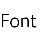 Font