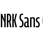 NRK Sans Compressed