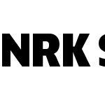 NRK Sans Condensed