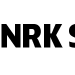 NRK Super Sans Condensed