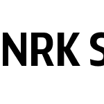 NRK Sans Condensed