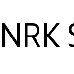 NRK Sans SemiCondensed