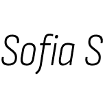 Sofia Sans Condensed