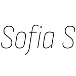 Sofia Sans Condensed