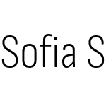 Sofia Sans Condensed