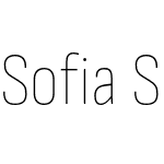 Sofia Sans Condensed