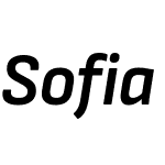 Sofia Sans Semi Condensed