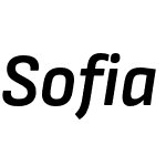 Sofia Sans Semi Condensed