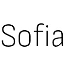 Sofia Sans Semi Condensed