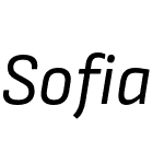 Sofia Sans Semi Condensed