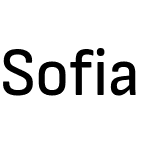 Sofia Sans Semi Condensed