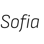 Sofia Sans Semi Condensed