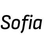 Sofia Sans Semi Condensed