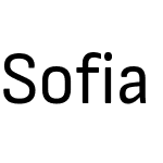 Sofia Sans Semi Condensed