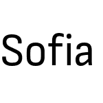 Sofia Sans Semi Condensed