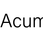 Acumin Pro Light