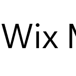 Wix Madefor Text