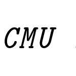 CMU Typewriter Text