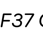 F37 Gruffy Rounded