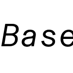 Basel Grotesk Mono