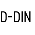 D-DIN Condensed