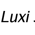 Luxi Sans