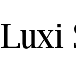 Luxi Serif