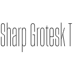 Sharp Grotesk Thin 07