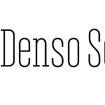 Denso Serif