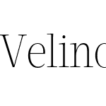 Velino Condensed Headline