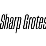 Sharp Grotesk Medium Italic 09