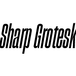 Sharp Grotesk SmBold Italic 08