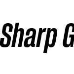 Sharp Grotesk SmBold Italic 13