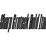 Sharp Grotesk Bold Italic 05