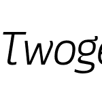 Twogether Sans Variable