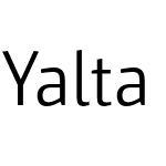 Yalta Sans Std
