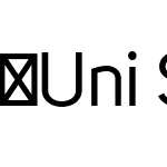 UniSansRegular