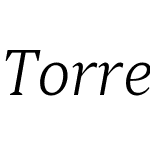 Torrent Light Italic