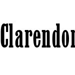 Clarendon Extra Condensed DemiB