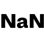 NaN Metrify Cyrillic A Standard