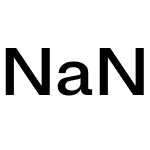 NaN Metrify Cyrillic A Standard