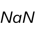 NaN Metrify Cyrillic C Standard