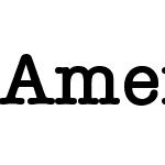 American Typewriter Semibold