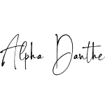 Alpha Danthe PERSONAL USE