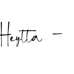 Heytta - Personal Use