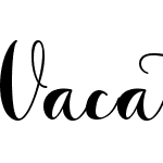 Vacation Monogram