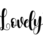 Lovely Valentine Script