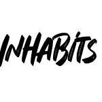 Inhabits