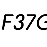 F37GingerRound-Italic